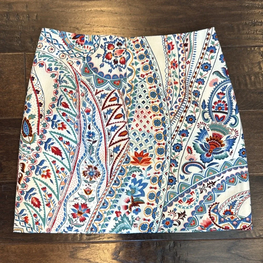 Sezane women’s 2 piece blouse and skirt. Malia collection. Shirt sz 4/skirt 2 - Picture 8 of 11